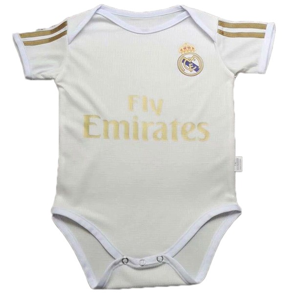 Camiseta Real Madrid 1ª Kit Onesies Niño 2019 2020 Blanco